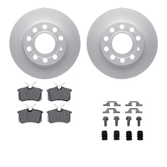 R1 Concepts® - Carbon Series Rear Brake Kit with 5000 OE Pads