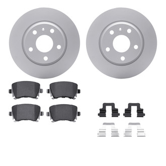 R1 Concepts® - Carbon Series Rear Brake Kit with 5000 OE Pads