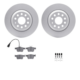 R1 Concepts® - Carbon Series Rear Brake Kit with 5000 OE Pads