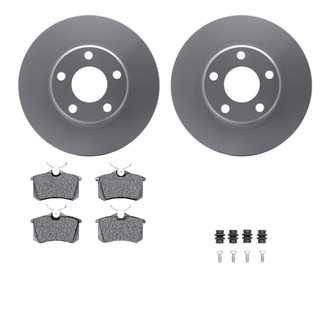 R1 Concepts® - Carbon Series Rear Brake Kit with 5000 OE Pads