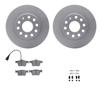 R1 Concepts® - Carbon Series Rear Brake Kit with 5000 OE Pads