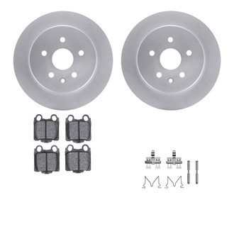 R1 Concepts® - Carbon Series Rear Brake Kit with 5000 OE Pads