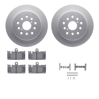 R1 Concepts® - Carbon Series Rear Brake Kit with 5000 OE Pads