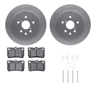 R1 Concepts® - Carbon Series Rear Brake Kit with 5000 OE Pads