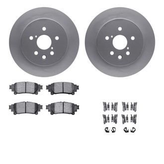 R1 Concepts® - Carbon Series Rear Brake Kit with 5000 OE Pads