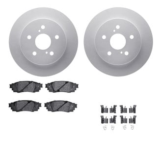 R1 Concepts® - Carbon Series Rear Brake Kit with 5000 OE Pads