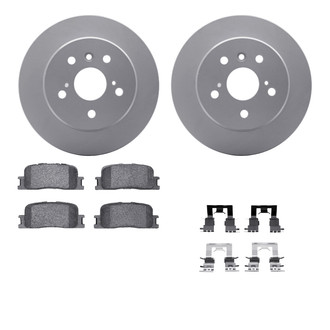 R1 Concepts® - Carbon Series Rear Brake Kit with 5000 OE Pads