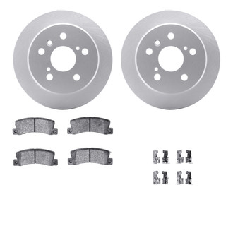 R1 Concepts® - Carbon Series Rear Brake Kit with 5000 OE Pads