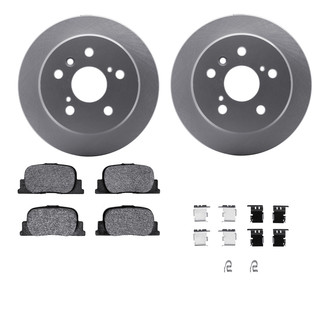 R1 Concepts® - Carbon Series Rear Brake Kit with 5000 OE Pads