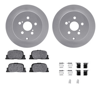 R1 Concepts® - Carbon Series Rear Brake Kit with 5000 OE Pads
