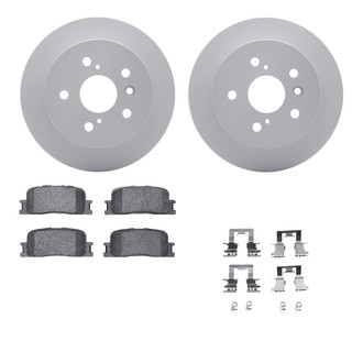 R1 Concepts® - Carbon Series Rear Brake Kit with 5000 OE Pads