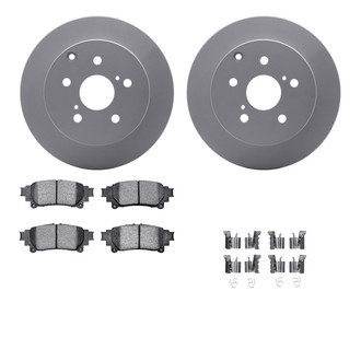 R1 Concepts® - Carbon Series Rear Brake Kit with 5000 OE Pads