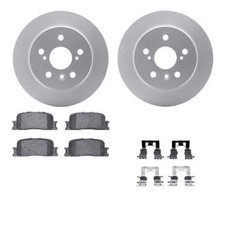 R1 Concepts® - Carbon Series Rear Brake Kit with 5000 OE Pads