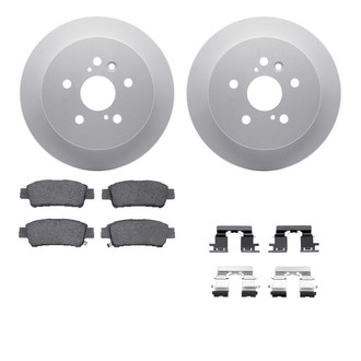 R1 Concepts® - Carbon Series Rear Brake Kit with 5000 OE Pads