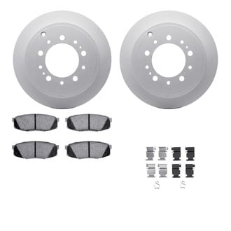 R1 Concepts® - Carbon Series Rear Brake Kit with 5000 OE Pads