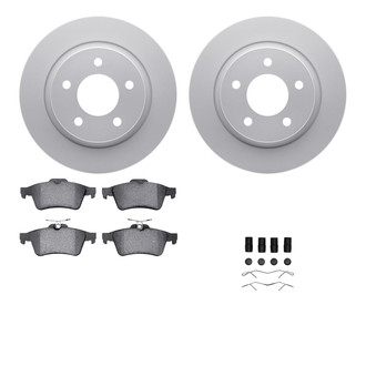 R1 Concepts® - Carbon Series Rear Brake Kit with 5000 OE Pads