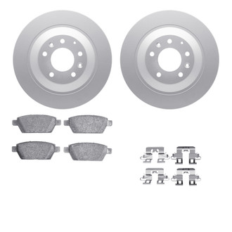 R1 Concepts® - Carbon Series Rear Brake Kit with 5000 OE Pads
