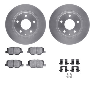 R1 Concepts® - Carbon Series Rear Brake Kit with 5000 OE Pads