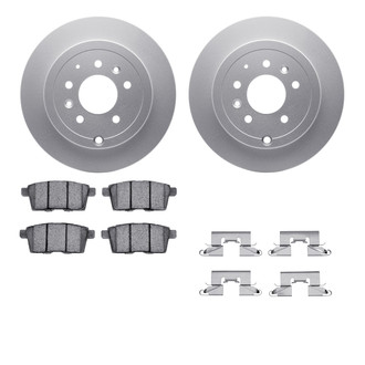 R1 Concepts® - Carbon Series Rear Brake Kit with 5000 OE Pads
