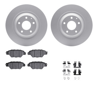 R1 Concepts® - Carbon Series Rear Brake Kit with 5000 OE Pads
