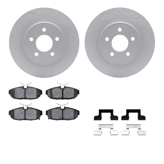 R1 Concepts® - Carbon Series Rear Brake Kit with 5000 OE Pads
