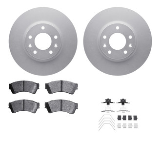 R1 Concepts® - Carbon Series Front Brake Kit with 5000 OE Pads