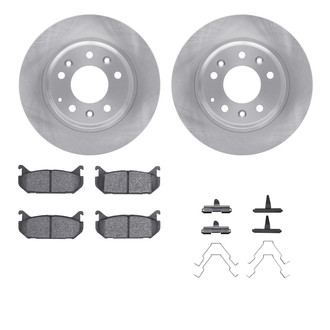 R1 Concepts® - Carbon Series Rear Brake Kit with 5000 OE Pads