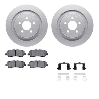 R1 Concepts® - Carbon Series Rear Brake Kit with 5000 OE Pads