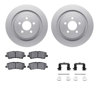 R1 Concepts® - Carbon Series Rear Brake Kit with 5000 OE Pads