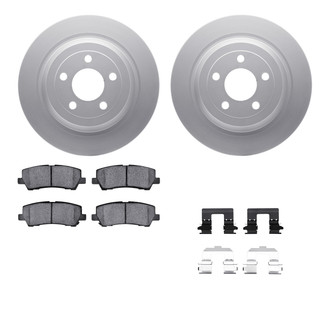 R1 Concepts® - Carbon Series Rear Brake Kit with 5000 OE Pads