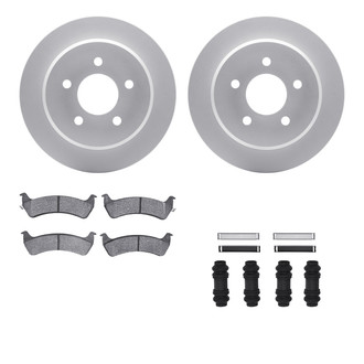 R1 Concepts® - Carbon Series Rear Brake Kit with 5000 OE Pads