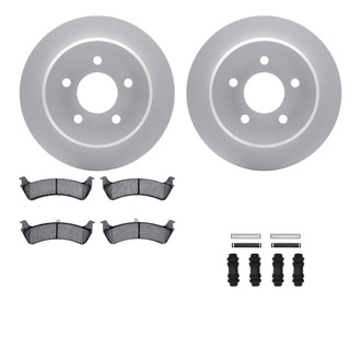 R1 Concepts® - Carbon Series Rear Brake Kit with 5000 OE Pads