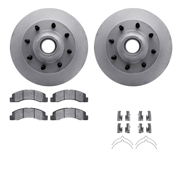  R1 Concepts® - Carbon Series Front Brake Kit with 5000 OE Pads