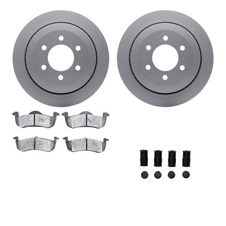 R1 Concepts® - Carbon Series Rear Brake Kit with 5000 OE Pads