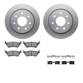 R1 Concepts® - Carbon Series Rear Brake Kit with 5000 OE Pads