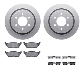 R1 Concepts® - Carbon Series Rear Brake Kit with 5000 OE Pads