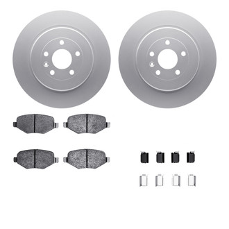 R1 Concepts® - Carbon Series Rear Brake Kit with 5000 OE Pads