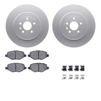 R1 Concepts® - Carbon Series Rear Brake Kit with 5000 OE Pads