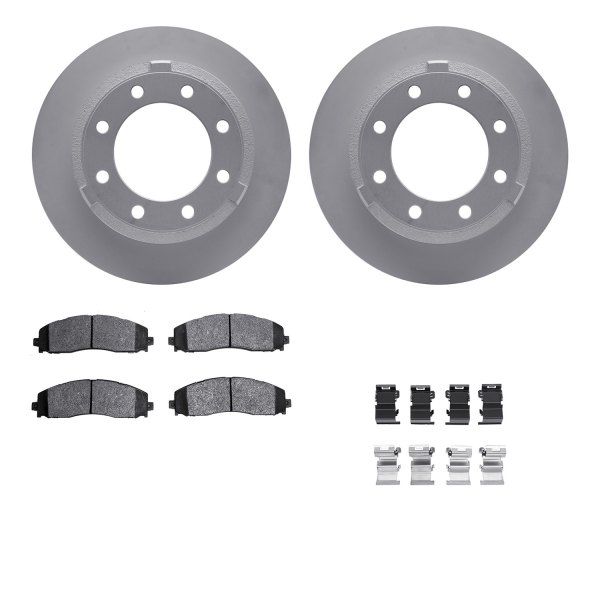  R1 Concepts® - Carbon Series Rear Brake Kit with 5000 OE Pads