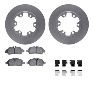 R1 Concepts® - Carbon Series Rear Brake Kit with 5000 OE Pads