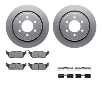 R1 Concepts® - Carbon Series Rear Brake Kit with 5000 OE Pads