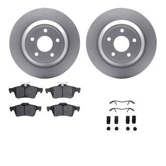 R1 Concepts® - Carbon Series Rear Brake Kit with 5000 OE Pads