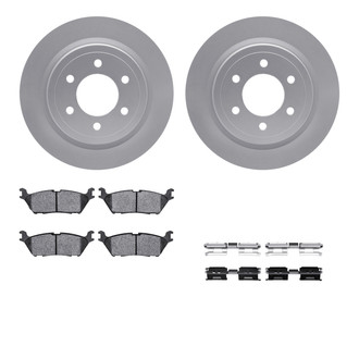 R1 Concepts® - Carbon Series Rear Brake Kit with 5000 OE Pads