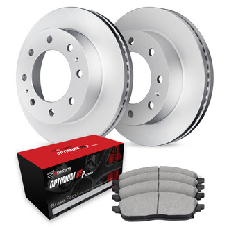 R1 Concepts® - Rear Brake Kit with Optimum OE Pads