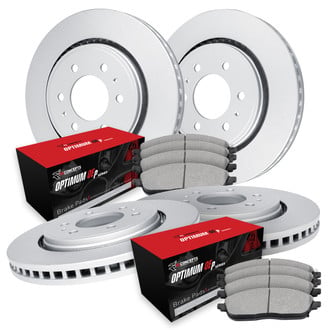 R1 Concepts® - Carbon Coated Brake Kit with Optimum OE Pads