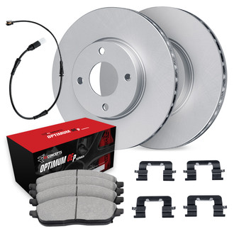 R1 Concepts® - Front Brake Kit with Optimum OE Pads