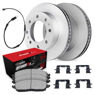 R1 Concepts® - Front Brake Kit with Optimum OE Pads