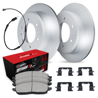R1 Concepts® - Rear Brake Kit with Optimum OE Pads