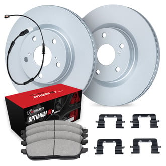 R1 Concepts® - Front Brake Kit with Optimum OE Pads