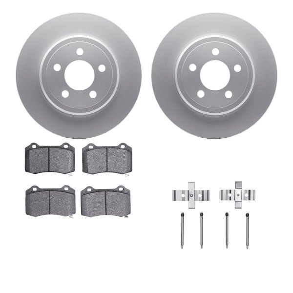  R1 Concepts® - Carbon Series Rear Brake Kit with Performance Off-Road/Tow Brake Pads